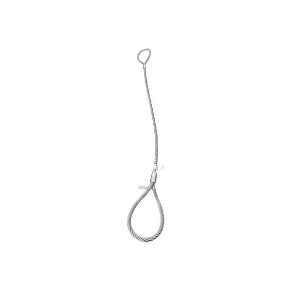 Lift America Wire Rope Sling 1/2in x 6' Eye & Eye, 3800/5000/10000 Lbs Cap
